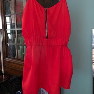 red romper
